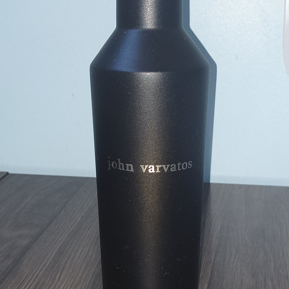 John Varvatos Metal Water Bottle